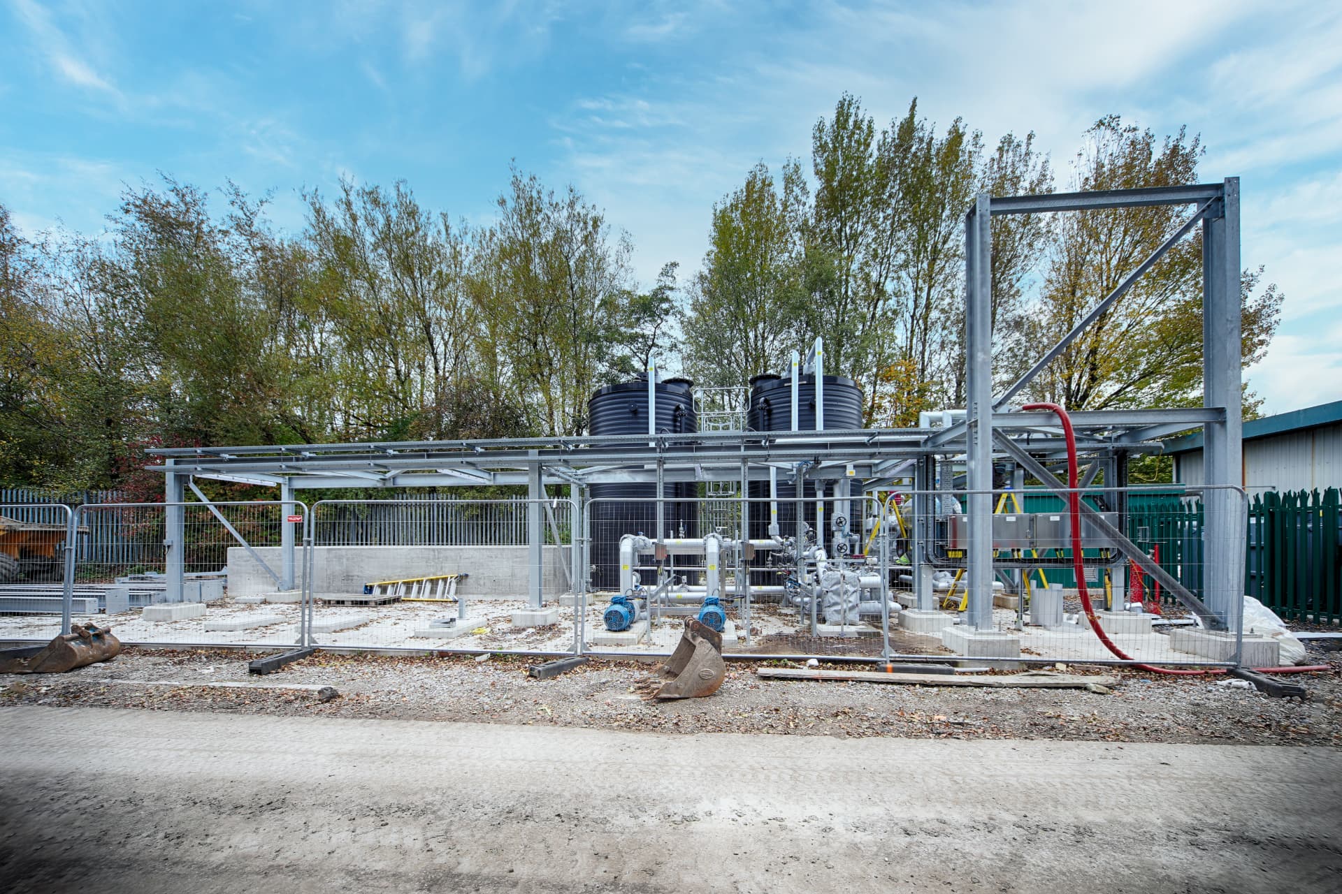 Perspex International, Darwen, Lancashire — External steelwork supporting process services