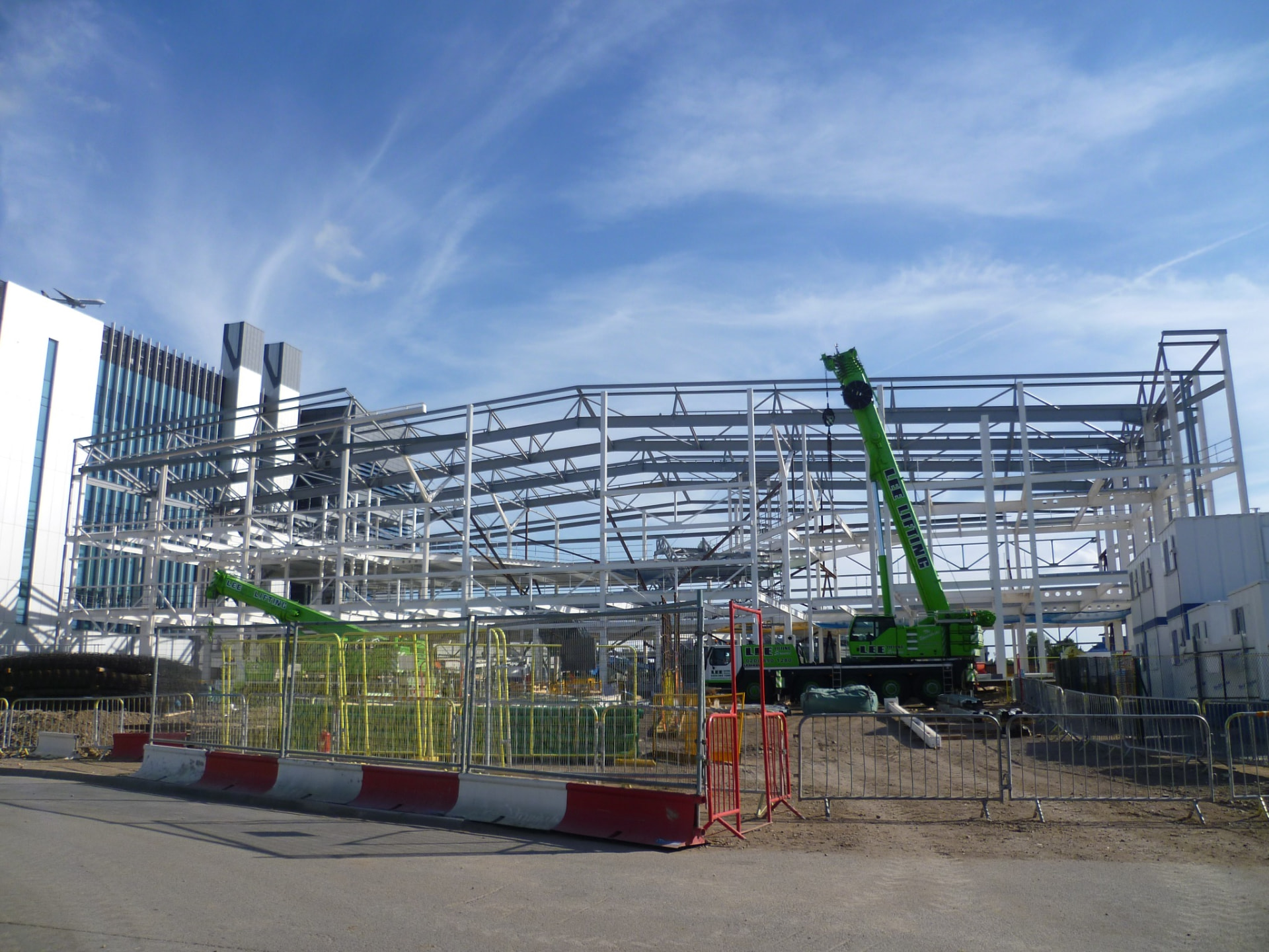 BSkyB Meeting Centre, Osterley, West London — Site view during construction